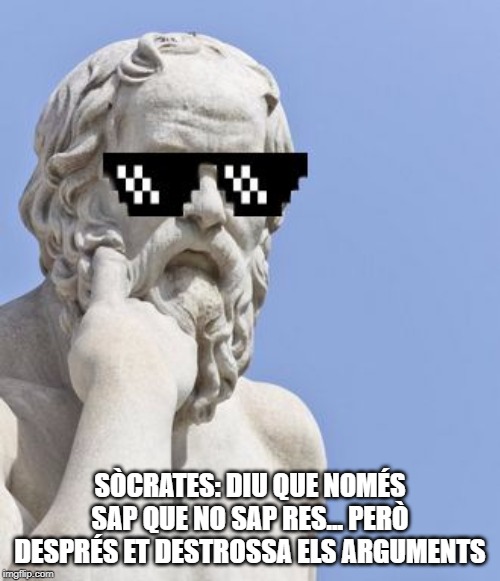 Sòcrates acudit català mem filosofia
