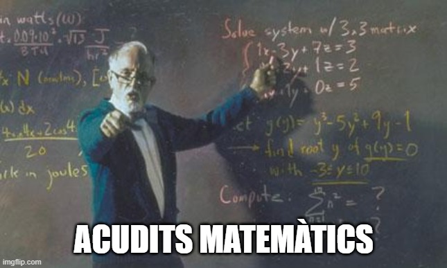 Acudits matemàtics