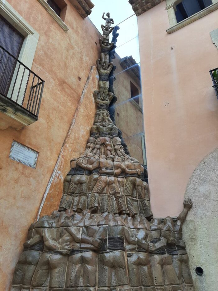 estàtua castellers Altafula  Colla Vella dels Xiquets de Plaça