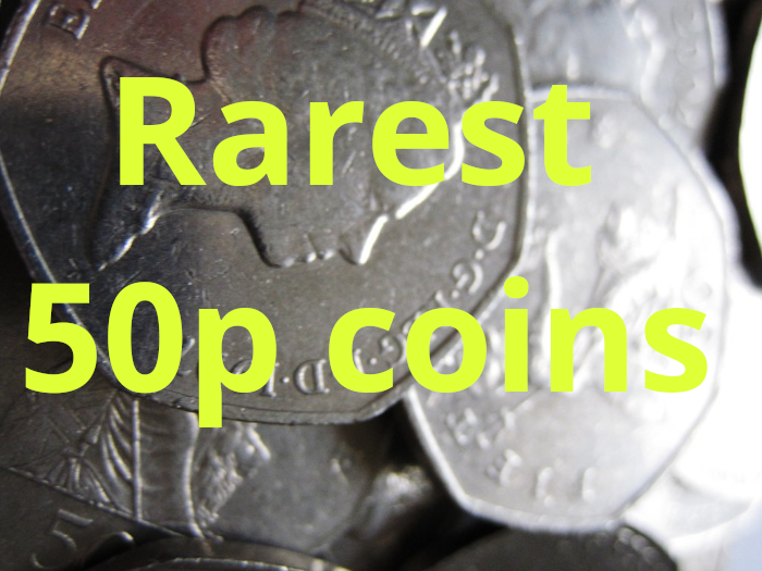Rarest and most expensive 50p coins